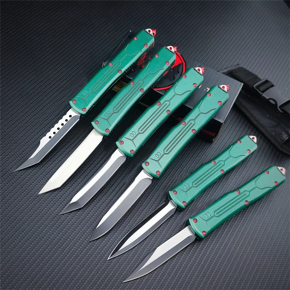 Bounty Hunter AU TO Outdoor Tactical Quick Opening Pocket Knife Hunting Military Knives EDC Survival Self Defense Tool