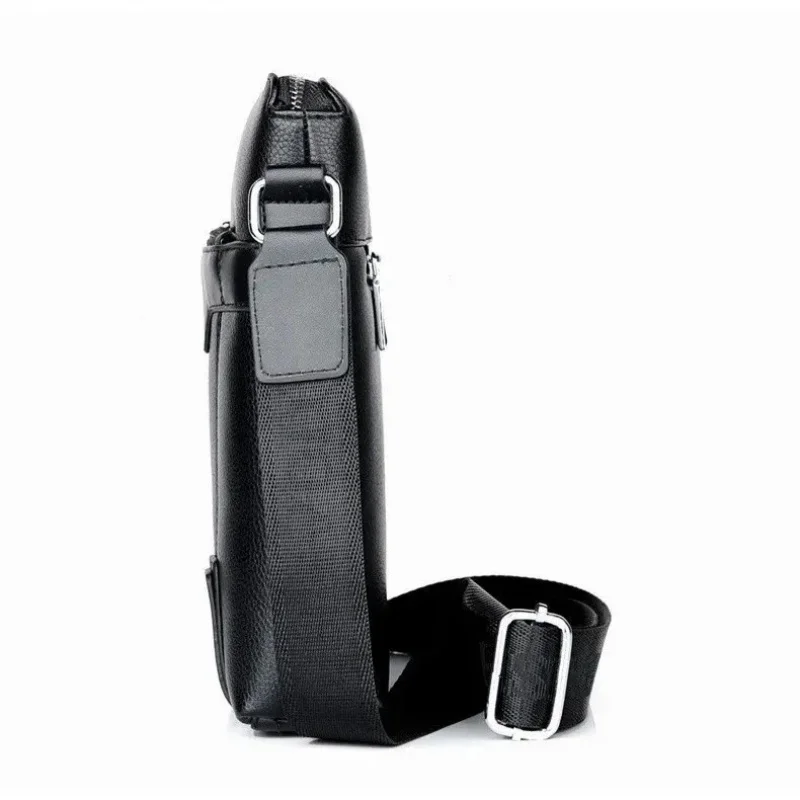 Men's PU Shoulder Bag Crossbody Business Travel Sling Bags Stylish Compact for Everyday Use