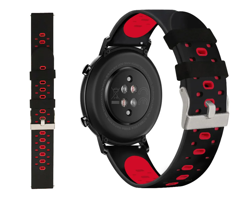 Bracelet de rechange en Silicone, 20mm, pour Xiaomi Amazfit GTS 3 2 Mini Bracelet de montre intelligente, pour Amazfit Bip S U Pro GTR 42mm