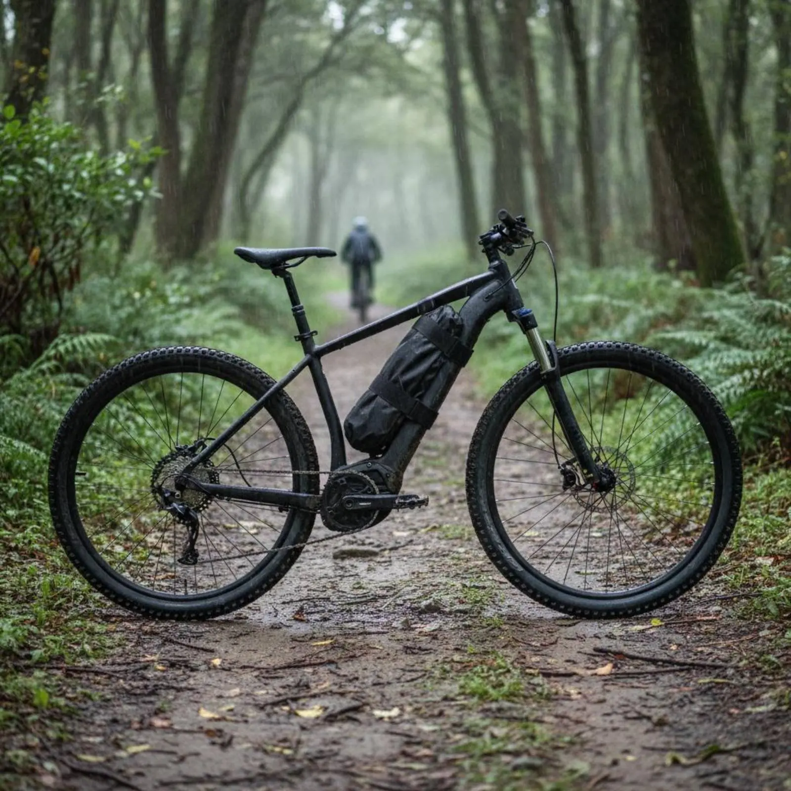 

Electric Cycle Battery Protector Drawstring Closure Electric Bike Battery Cover Easy to Install for Rainy Weather