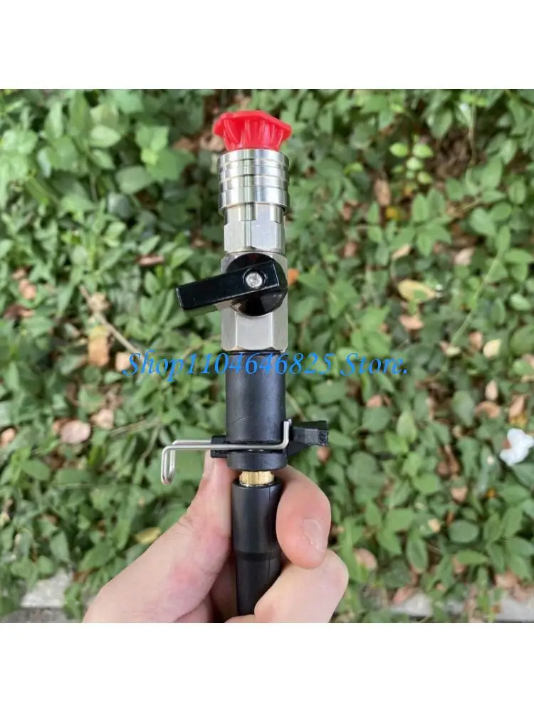5 Piece Nozzle Set With Stainless Steel Quick Connector And On Off Valves Wash Accessories For Pressure Washers