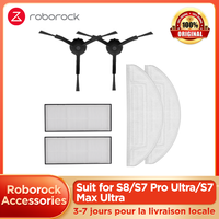 Oiginal Roborock S8/S7 Pro Ultra/S7 Max Ultra Accessories New Spare Parts, Mop cloth/Side brush/Filter/Main Brush