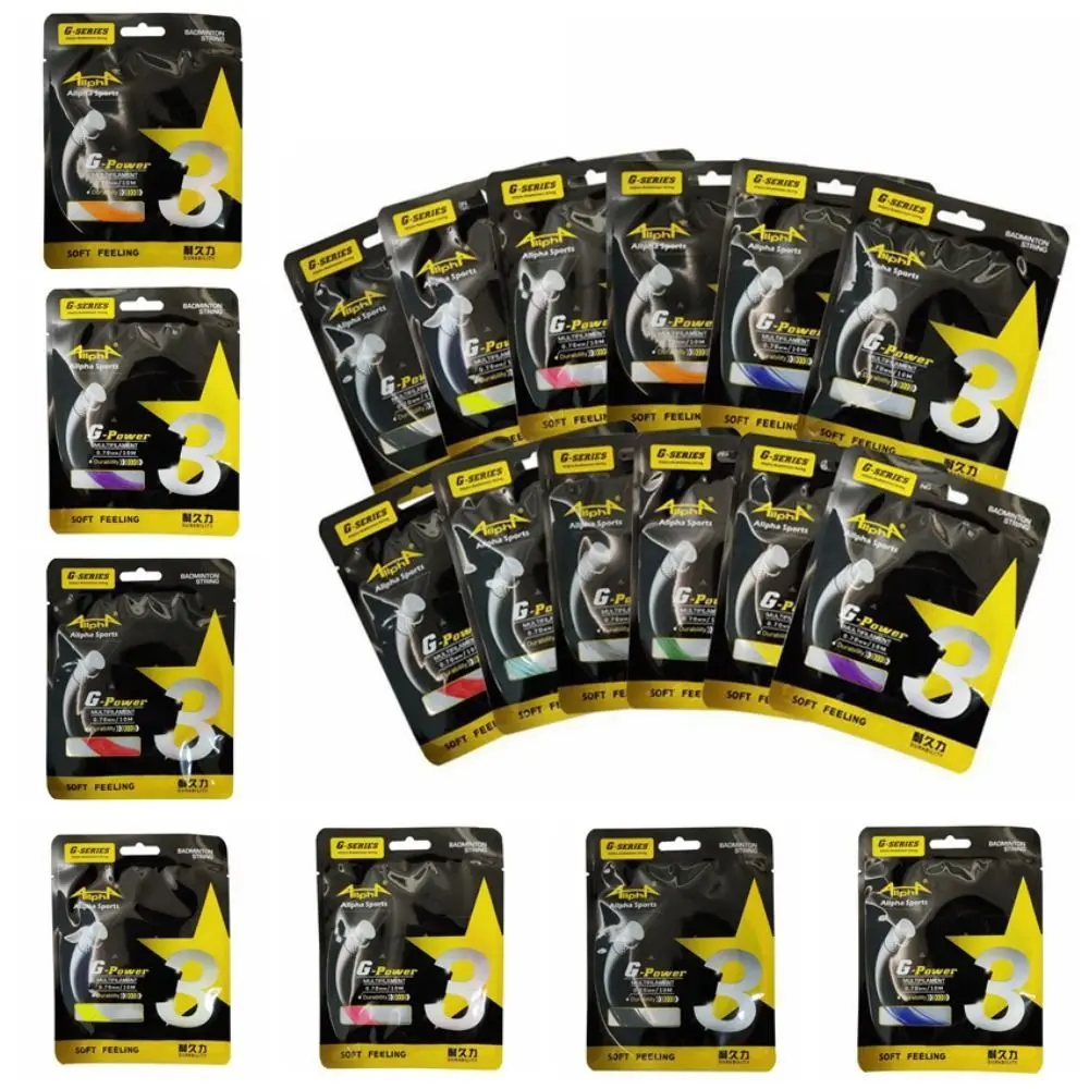 0.7mm G3 Badminton Racket Line High Elastic Standard Badminton String Durable High Flexibility Badminton String Line Amateur