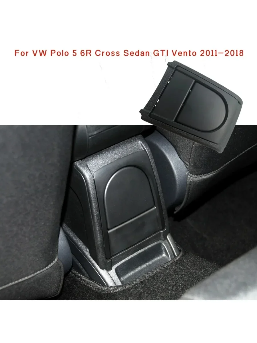 

New Rear Center Console Water Cup Drink Holder For VW Polo 5 6R Cross Sedan GTI Vento 2011-2018 Accessories 6R0862531A 6RD862531