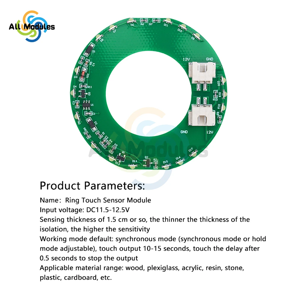 Touch Sensor Led Light Emitting Module Luminous River Table Starry Night Table Induction Table Driver Module Touch Sensor