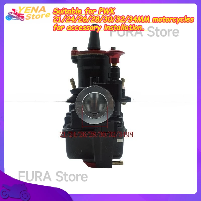 

Motorcycle carburetor - Suitable for PWK 21/24/26/28/30/32/34MM motorcycles for accessory installation.