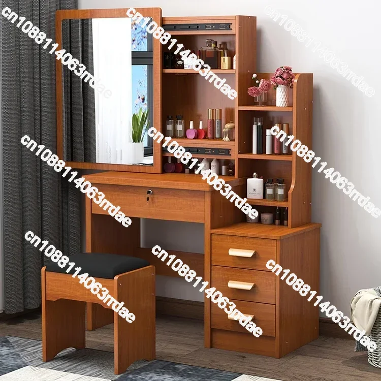 4 Drawers Vanity Dresser with Mirror Dressing Table Bedroom Furniture China Supplier Hot Sale Cheap