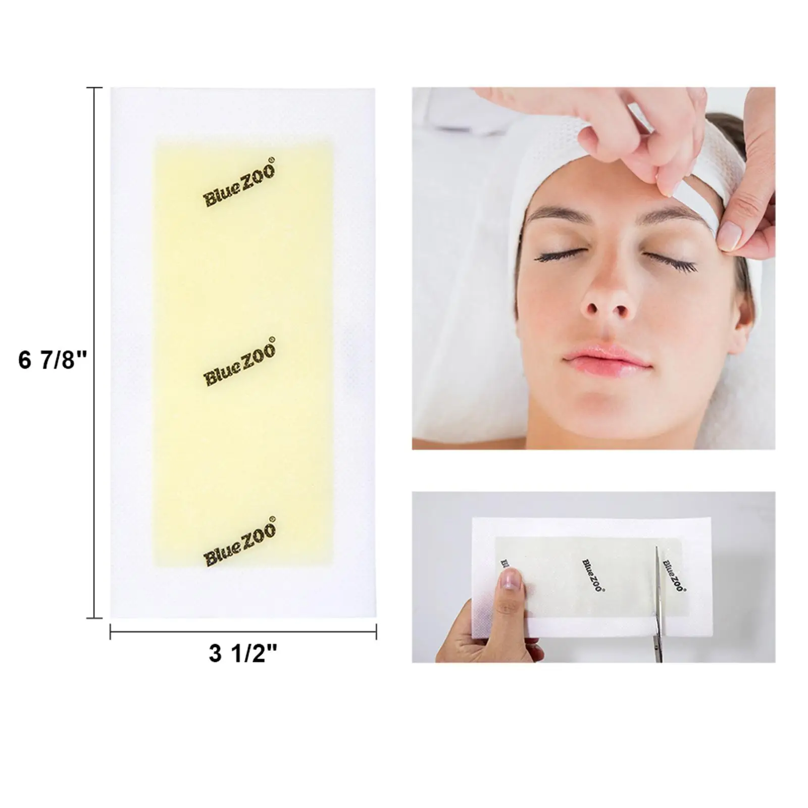 Wax Hair Removal Kit Cold Wax Strips for Body Facial Eyebrow Bikini Quick Depilation Solution for Women - view 3