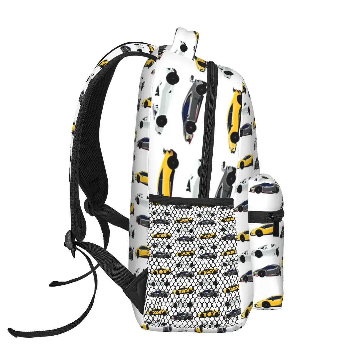 Lamborghini Huracan Variant Backpacks Boys Girls Bookbag Children School Bags Cartoon Kids Rucksack Shoulder Bag Large Capacity