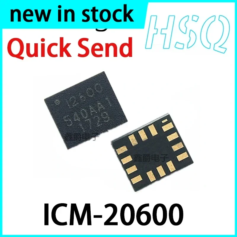 1PCS New Six-axis Accelerometer Gyroscope with ICM-20600 I2600 LGA14 Sensor