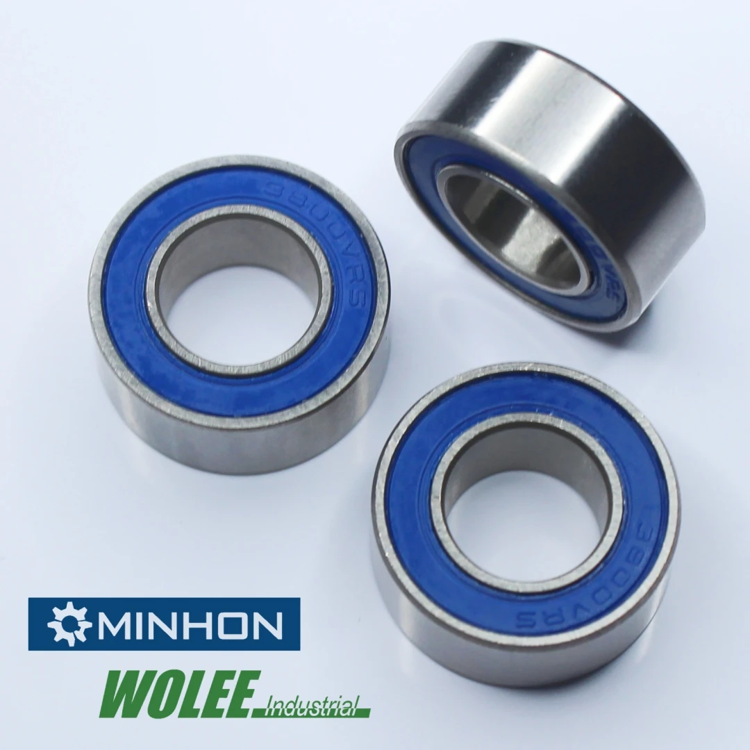 Rolamento de esferas máximo angular 10x19x8mm do complemento da bicicleta 3800-v-2rs contato