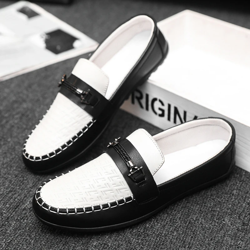 

Мужская кожаная повседневная обувь с мягким верхом, противоскользящая, в стиле ретро, новая ручная работа, модная и универсальная прогулочная обувь