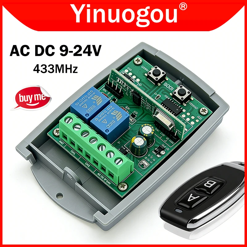 Ac Dc 9-24V 433Mhz …