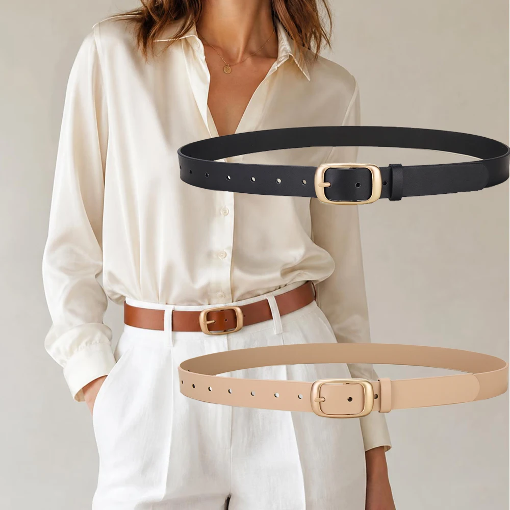 High Quality Women's PU Belt Simple and Fashionable Daily Wear For Women Suitable For Matching With Dresses and Jeans