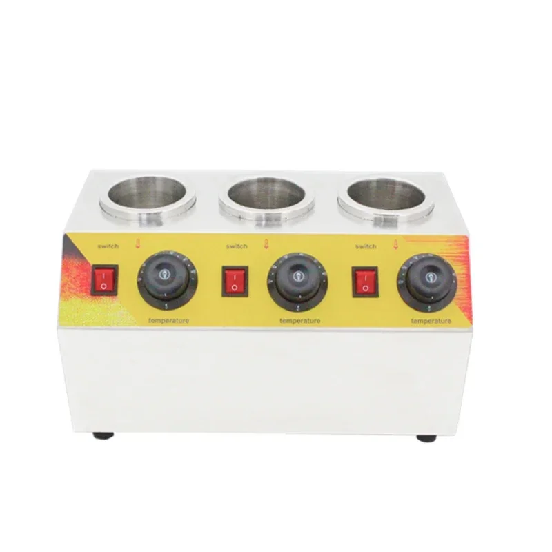 Hot selling Catering equipment chocolate spread warmer and 3 bottles sauce warmer machines/sauce spreading machine