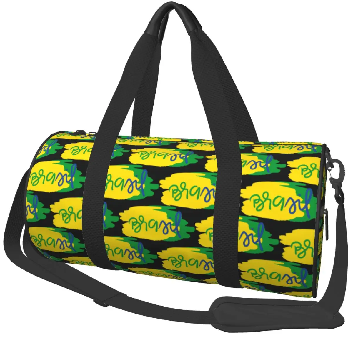 Brasil Brazil Colors Sports Bags Swimming Gym Bag Gym Accessories Funny Handbags Male Female Design Outdoor Fitness Bag