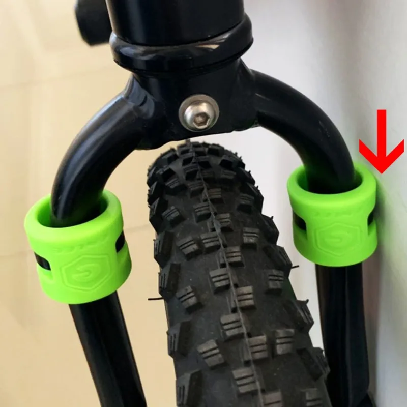 Anti-collision Bicycle Protective Gear Road Mountain Bike Frame Rubber Protection Ring Guard Chain Protector Stickers NEW