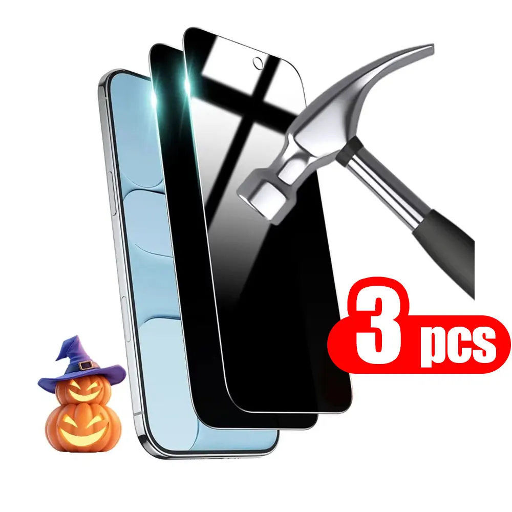 

1-3PCS Anti-Spy Phone Temered Glass For iPhone 17 Pro 17 Pro Max Anti-Scratch For iPhone 17 Air Screen Protector Phone Privacy