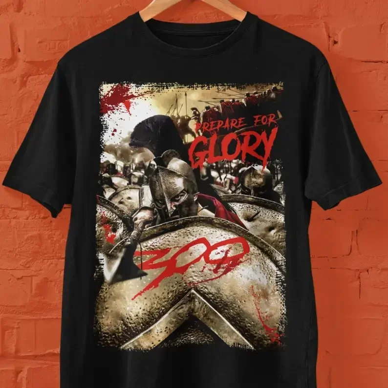 Camiseta 300, camisa de filme 300, camiseta Spartans, camiseta King Leonidas Spartans vs Persianos