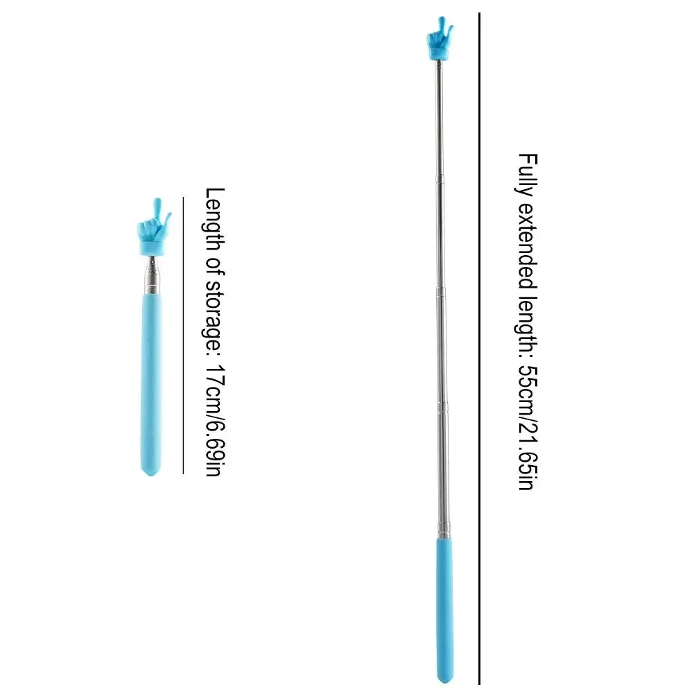 Afbeelding 7: 1 ST Rvs Pointer Vinger Student Lezen Sticks Whiteboard Onderwijs Pointer Sticks Handheld Presenter Leermiddelen