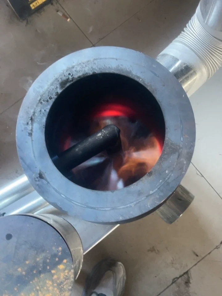 Jmz-Air Stove Double-layer Warm Air Waste Oil Vaporization Furnace Double-layer Heating and Warming Fast Waste Oilheatingfurnace