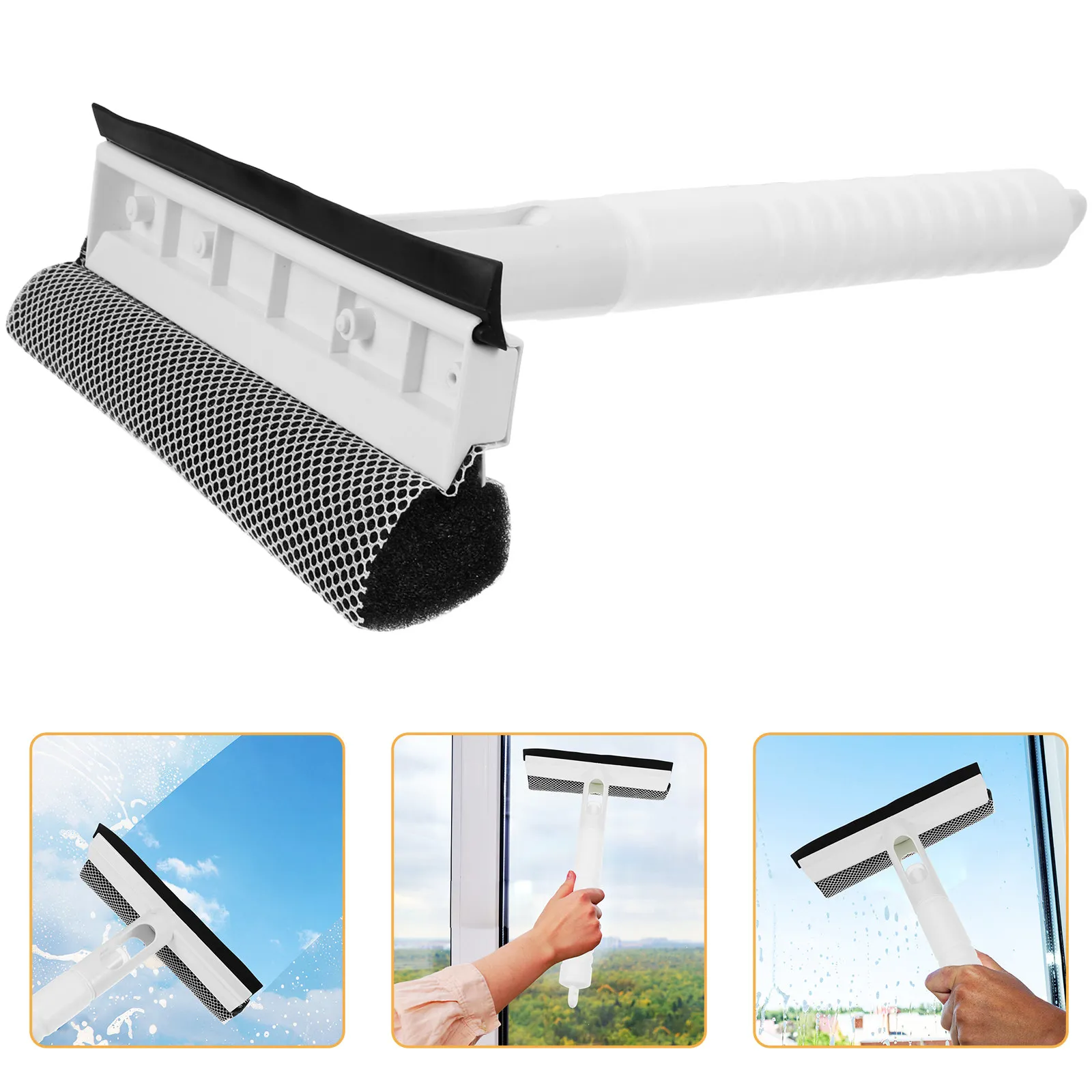 Multi Functional Window Squeegee Spray Bottle Glass Wiper Shower Screen Cleaner Handheld Glass Door Cleaner Window Squeegee - view 4