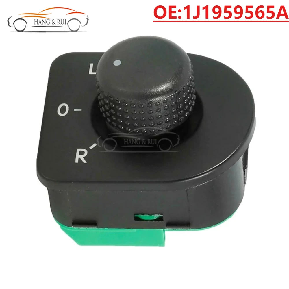 Interruptor de Espejo 1J1959565A, Control de Ajuste del Retrovisor para Volkswagen Beetle Golf Jetta 1998-2010 1J1959565A01C 1J1959565B