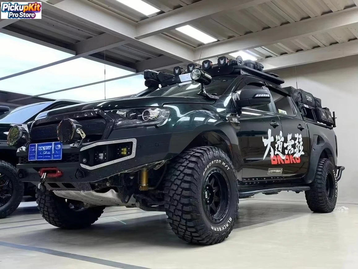 

Heavy-Duty Steel Front Bumper Bull Bar with Winch Mount for Ranger T7/T8