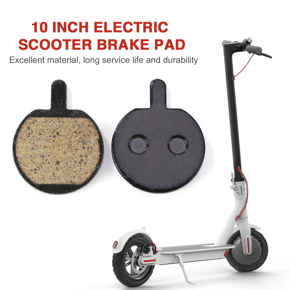 10 inch Electric Scooter Brake Pads for Kugoo M4 Kick Scooter - Durable Resin Disc Brake Replacement Parts