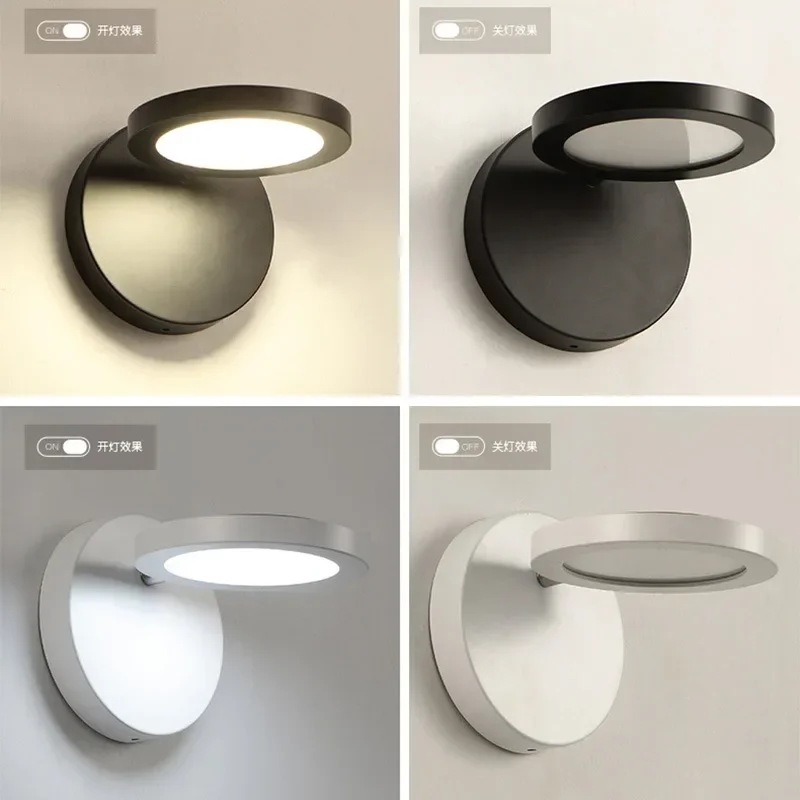 الشمال بسيط الحديثة الإبداعية شخصية تعديل الجدار مصباح غرفة نوم أباجورة غرفة المعيشة الدرج الممر وحدة إضاءة LED جداريّة مصباح