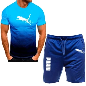 Spring/Summer Men's Fashion Casual Sports Short Skulls, two -piece set, t -shirt and pants, men's clothes, summer fashion 8 MAIN SALES SHARE OF BEACH - №4