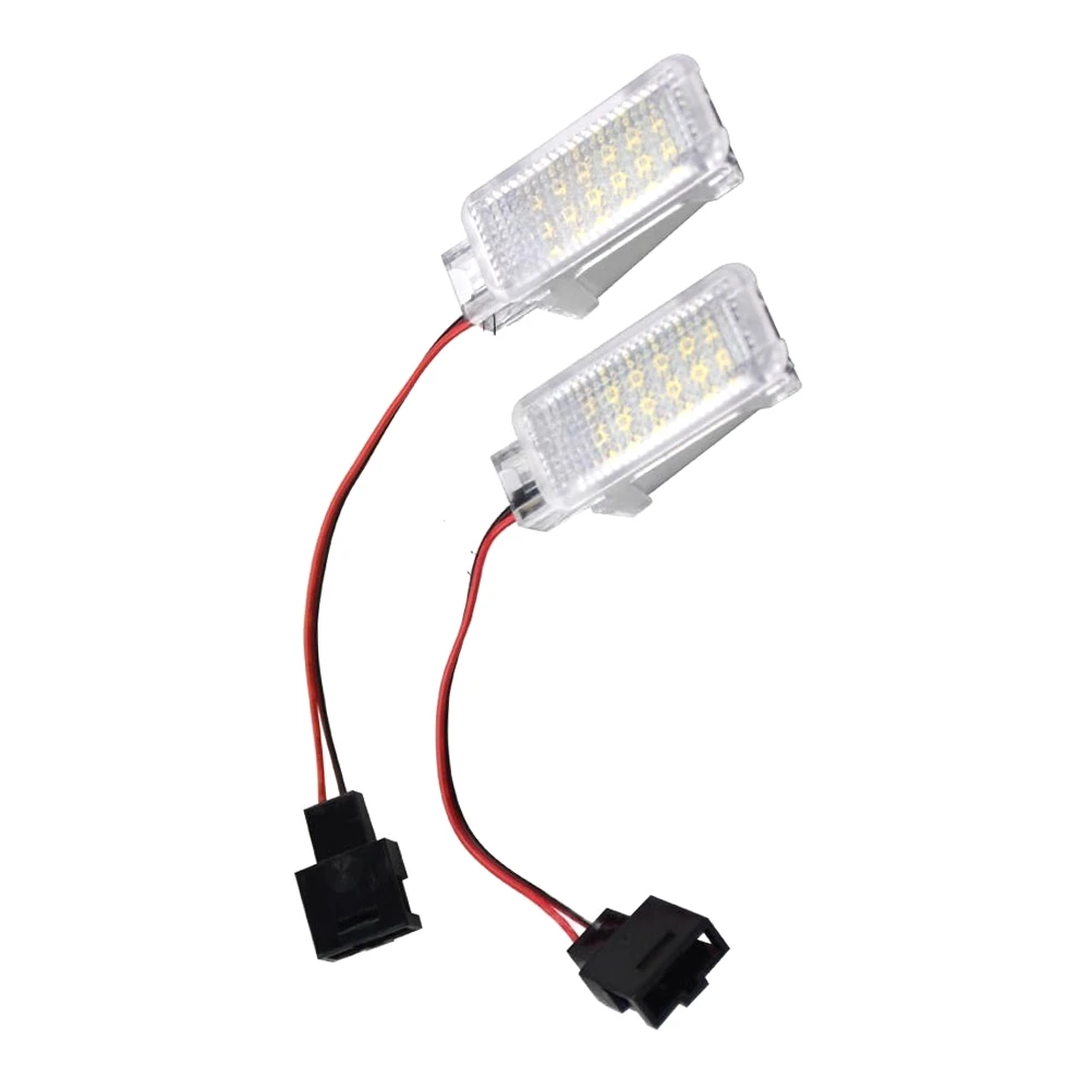 A80X-For Skoda Kodiaq Octavia Mk2 MK3 2 3 Fabia MK1 Car Interior Storage Luggage Lamp LED Accessories 12V Trunk Boot Light