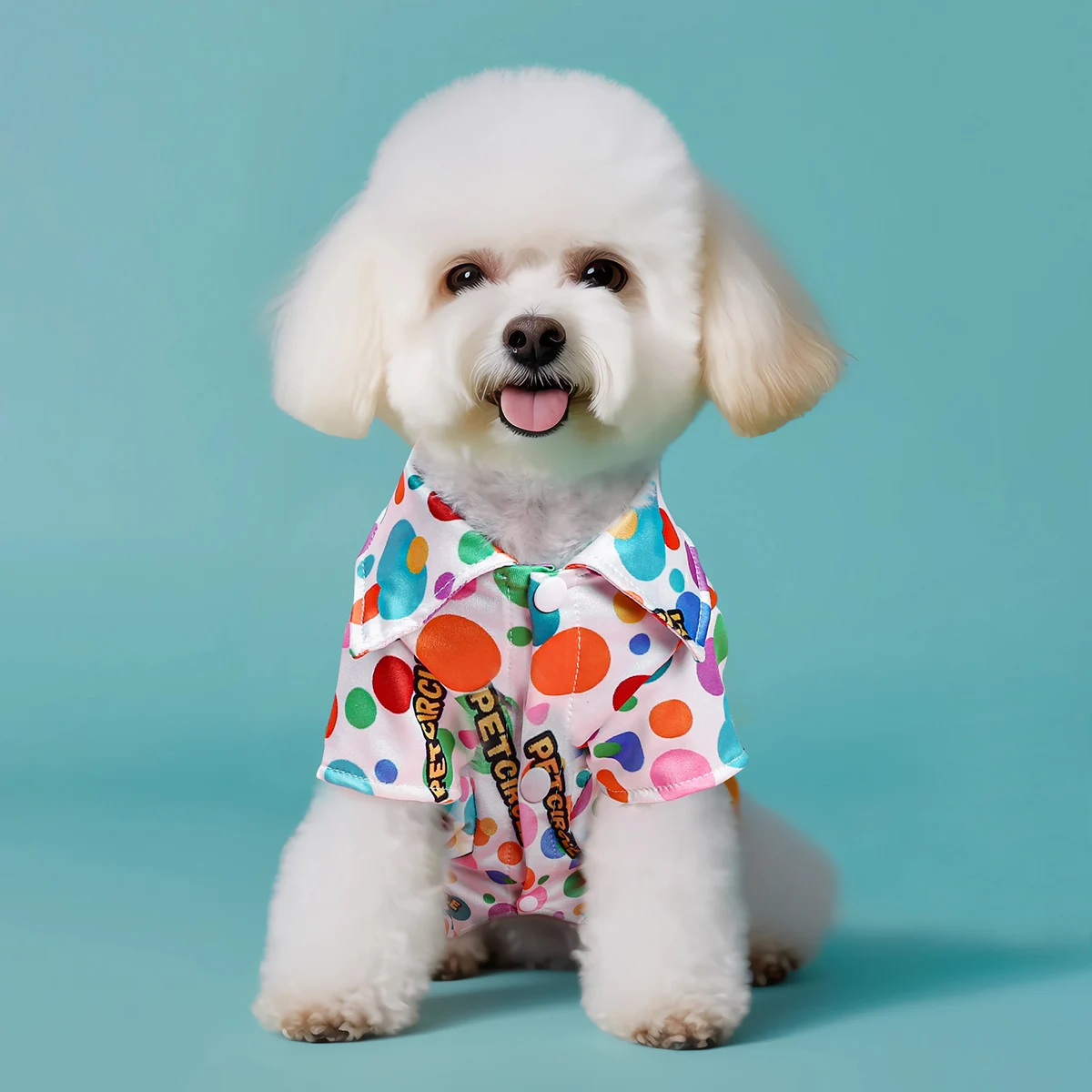 1PC Pet Clothing Dog Spring/Summer/Autumn Thin Color Bubble Coat Shirt Homewear With Drawstring Buckle For Small Medium Dogs