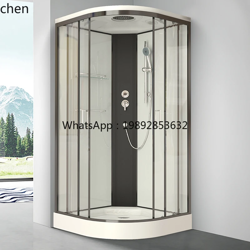 LYY household integral shower room bathroom integrated sliding door glass bath warm air bath room