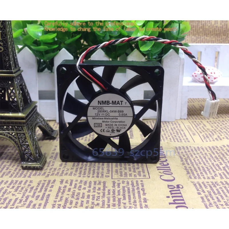 

Y+FOR NMB 2806KL-04W-B89 12V 0.65A DC FAN 70 x 15mm 3Pin Case Cooling Fan