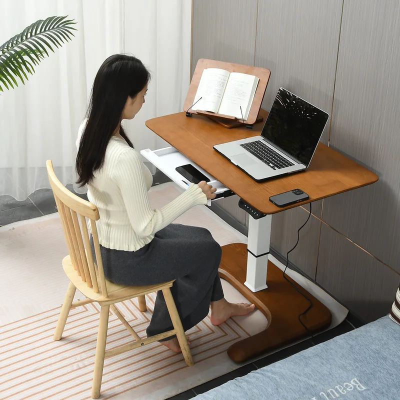 مكتب قابل للتعديل ارتفاع منضدة متنقلة منزلية تجارية رفع مكتب الكمبيوتر #4