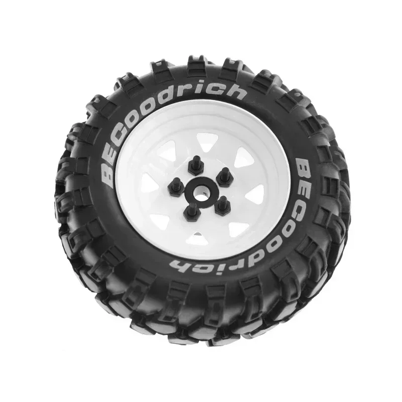 ชุดล้อแม็กซ์โลหะ 93 มม. 1.9 นิ้ว แบบ Beadlock พร้อมยาง 4 ชิ้น สำหรับรถบังคับวิทยุ 1/10 RC Crawler Car Trxs TRX4 RC4WD D90 D110 Axial SCX10