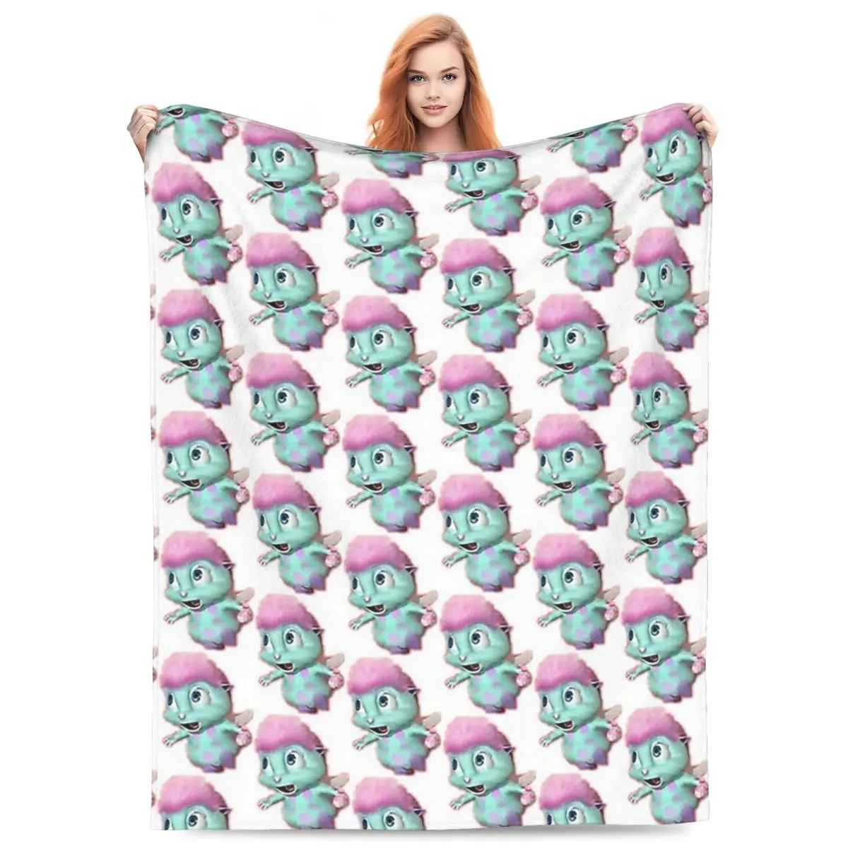 

Bibble Fairytopia Blanket Fleece Sofa Throw Blanket Super Soft Throw Blankets for Couch Bedding Office Throws Bedspread Quilt