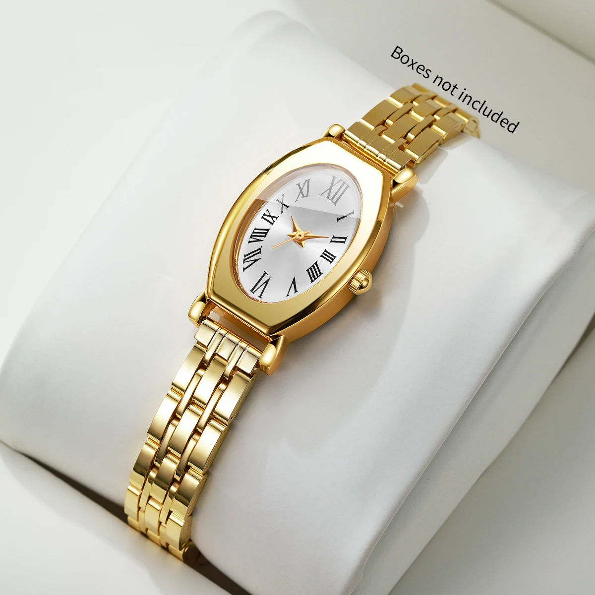 Fashio Roma Dial Women's Watches Golden Strap Quartz Watch for Ladies Clock Relogio Feminino GiftWithout Box