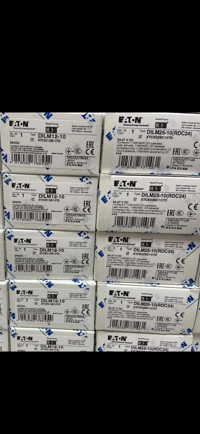 New Original  Eaton  DC Contage  DILM25-10 RDC24