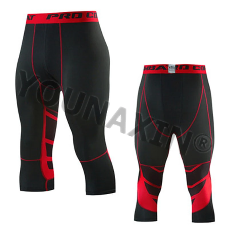 Mallas deportivas para hombre, pantalones cortos, pantalones cortos, pantalones de ejercicio, correr, Yoga, Fitness, entrenamiento para niño, ropa interior atlética S M L XL 2XL 3XL