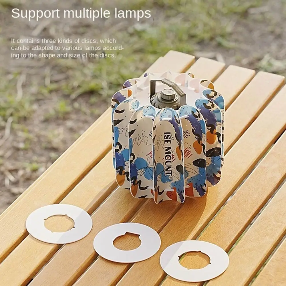 Waterproof Camping Lamp Cover Atmosphere Ultralight Camping Light Shade Moisture-proof Winter Melon/Cylindrical Shape Lampshade