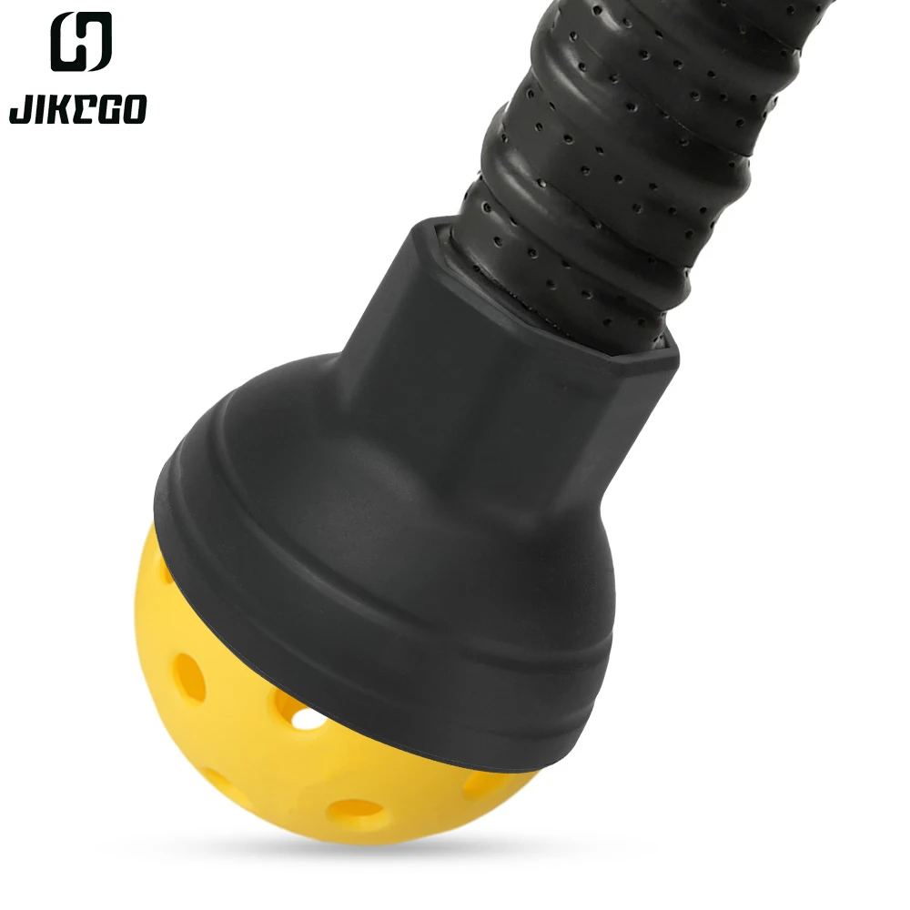 JIKEGO Pickleball Balls Retriever Picker Raqueta de silicona superior accesorios recoger bolas de Pickleball sin doblar