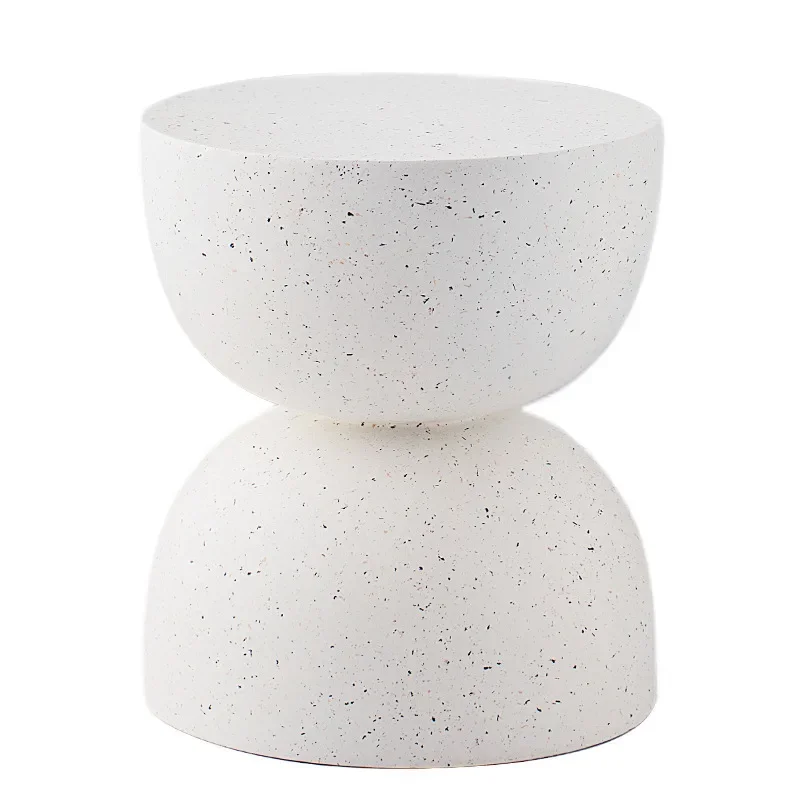 Nordic Designer Side Table Homestay Small Round Table Bedside Tables Creative Small Coffee Tables Cream Style Cafe Side Tables