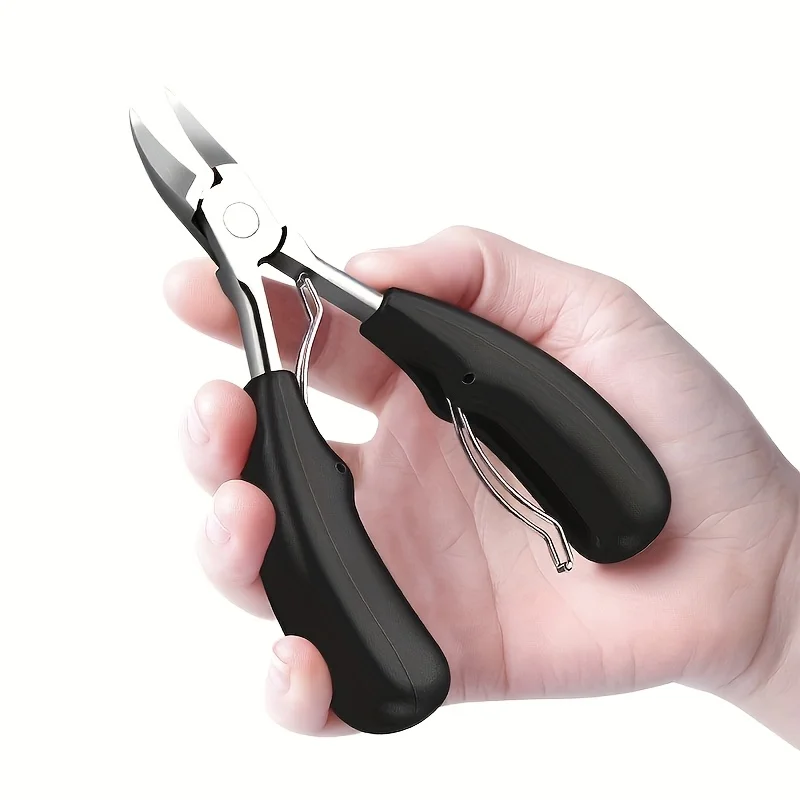 Heavy-Duty Professional Nail Clipper Suitable for Thick Toenails and Ingrown Nails Stainless Steel Blade, Splash-Proof Design