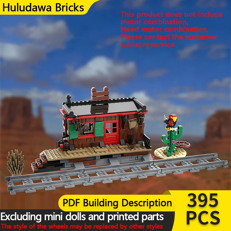 

Модель с видом на улицу, MOC, строительные кирпичи, дорожный поезд, модульная технология, детские праздничные подарки, сборные игрушки, костюм