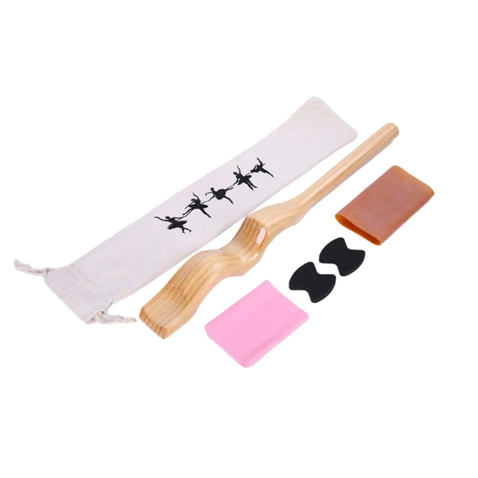 Ballet Dance Foot Stretcher with Resistance Bands Foot Arch Stretcher Dance Stretching Equipment Set for Gymnastics Yoga People