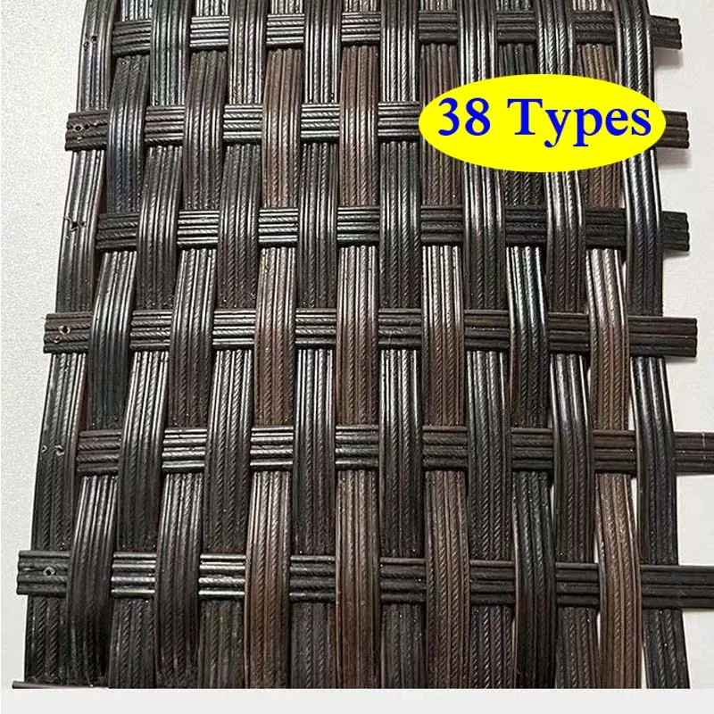 Newest 500g PE Synthetic Rattan Webbing Strips UV Waterproof Plastic Wicker Repair Material For Outdoor Chair Storage Baskets