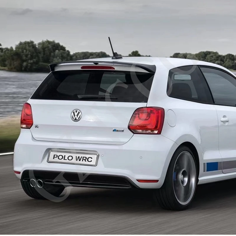 

Спойлер для VW Polo, материал ABS, заднее крыло автомобиля, цвет грунтовки, задний спойлер VW polo для Volkswagen Polo Spoiler 2011-2018