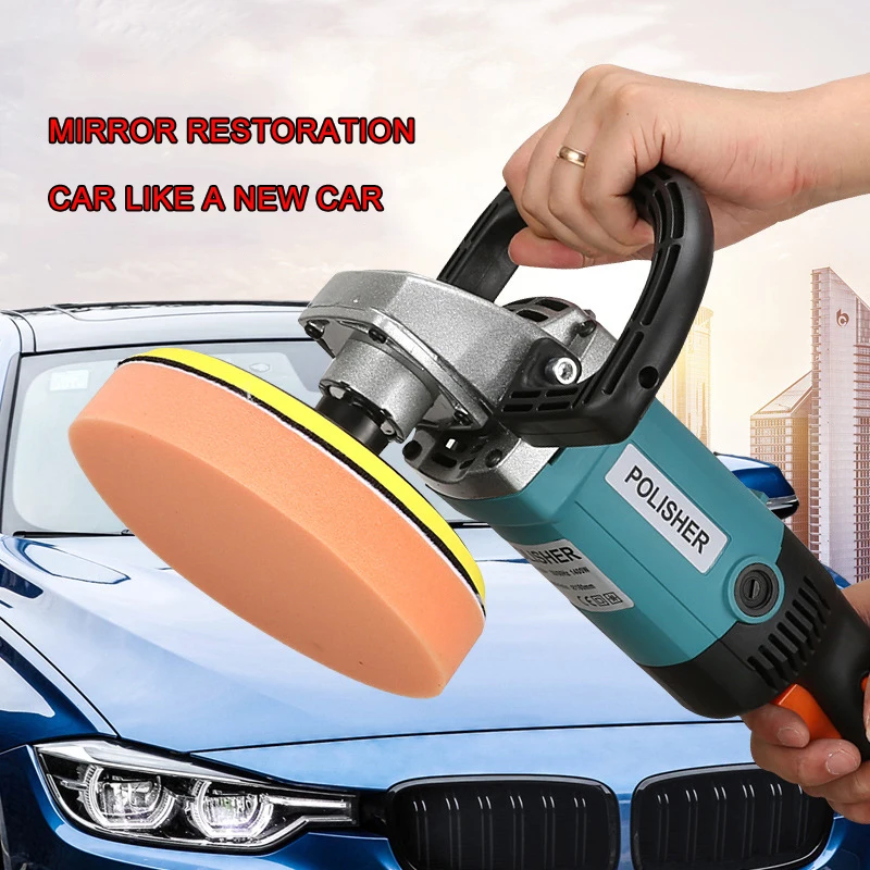 1400W Electric Polishing Machine 6Speed Adjustable Car Grind Machine Multifunctional Household Eccentric Polishing Electric Tool